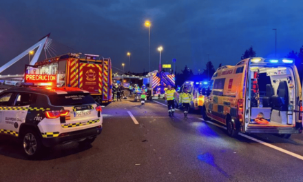 Tres muertos y dos heridos graves tras accidente con un kamikaze en Madrid