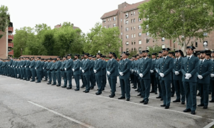 Un total de 532 guardias civiles en prácticas se incorporarán a sus nuevos puestos en Madrid