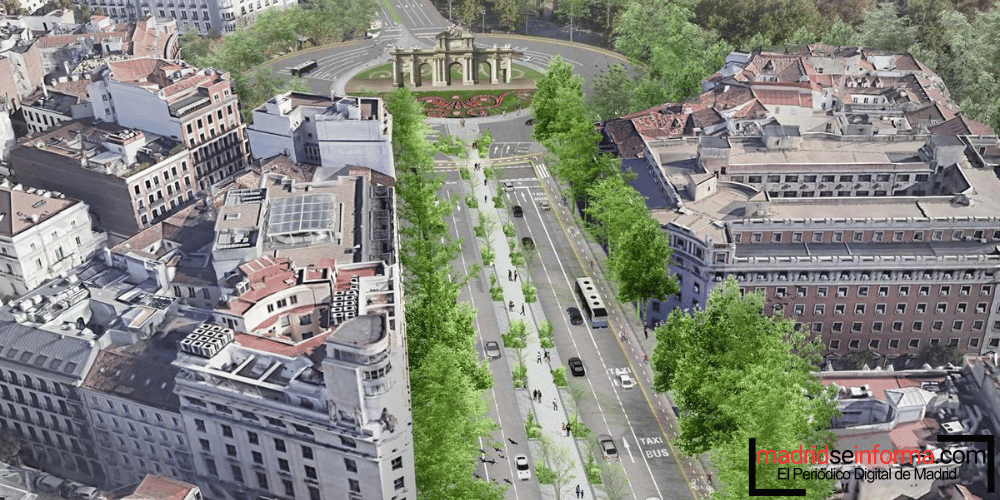 Almeida anuncia el bulevar verde entre Cibeles y Puerta de Alcalá y la reforma de Puerto Chico