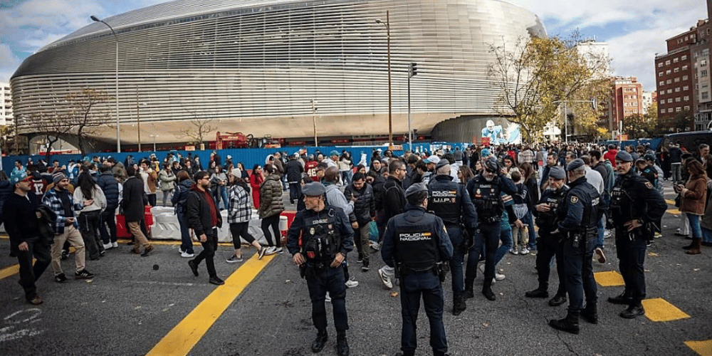 Dispositivo de Seguridad Bernabéu: 1.700 efectivos para Real Madrid-Manchester City | Champions League